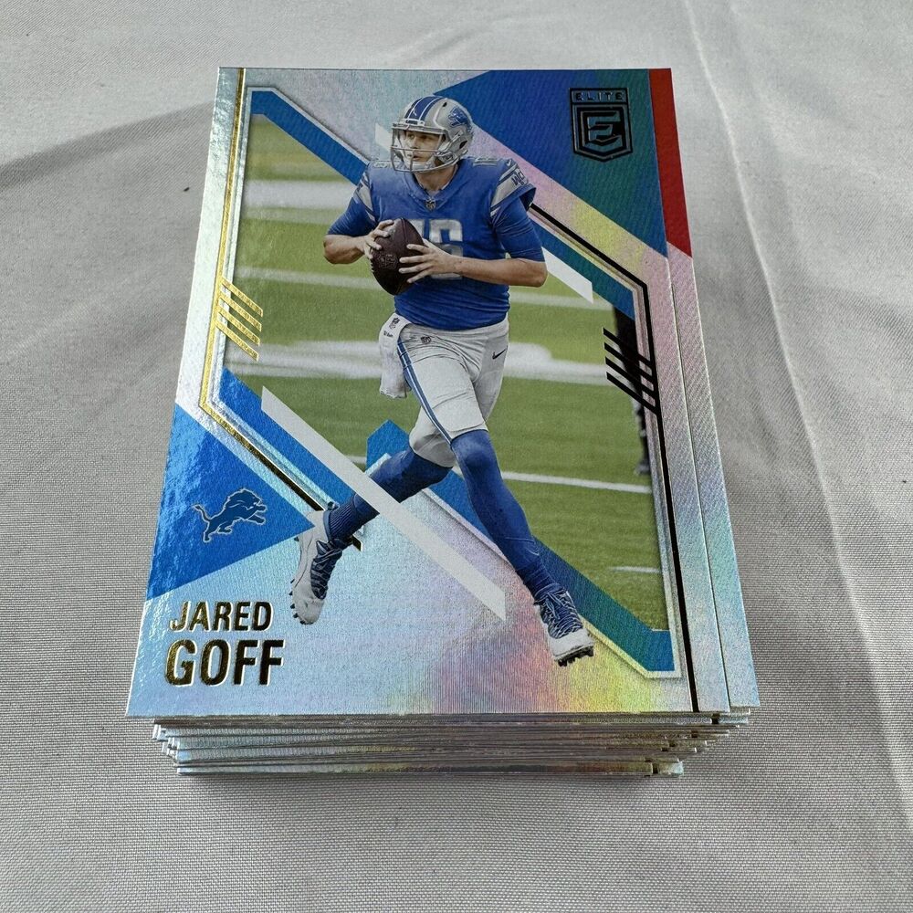 2021 Panini Donruss Elite  Football Card Lot Of 50 NM Goff Kelce Stafford Kittle